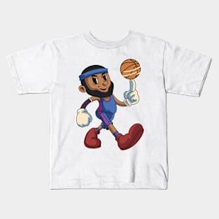 Basketball Mascot Kids T-Shirt